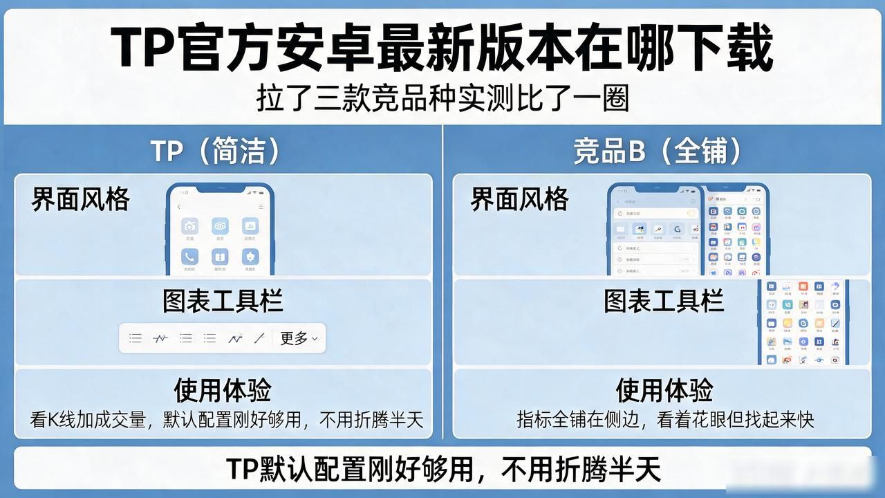 TP官方安卓最新版本在哪下载 拉了三款竞品种实测比了一圈