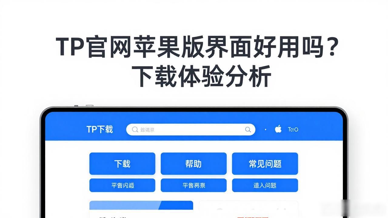 TP官网苹果版界面好用吗？下载体验分析