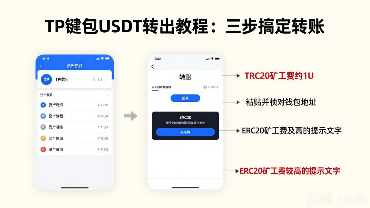 TP钱包USDT转出教程：三步搞定转账