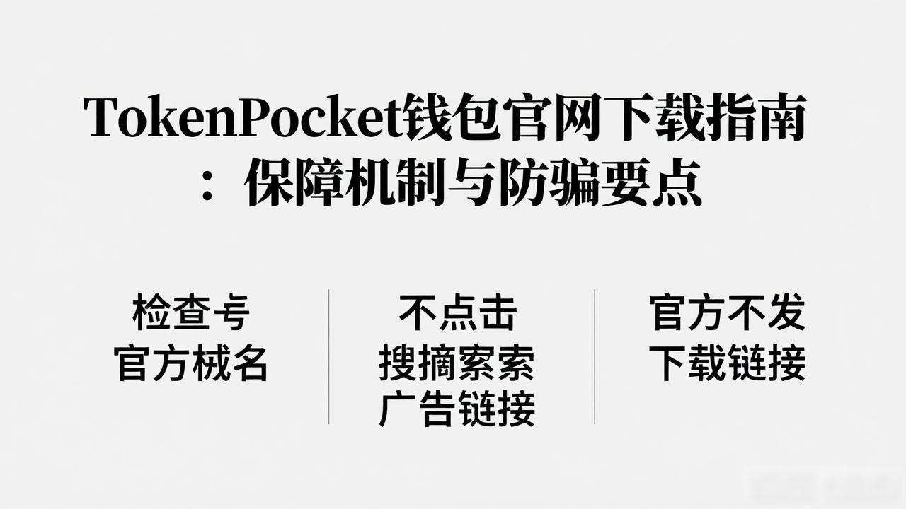 TokenPocket钱包官网下载指南：保障机制与防骗要点