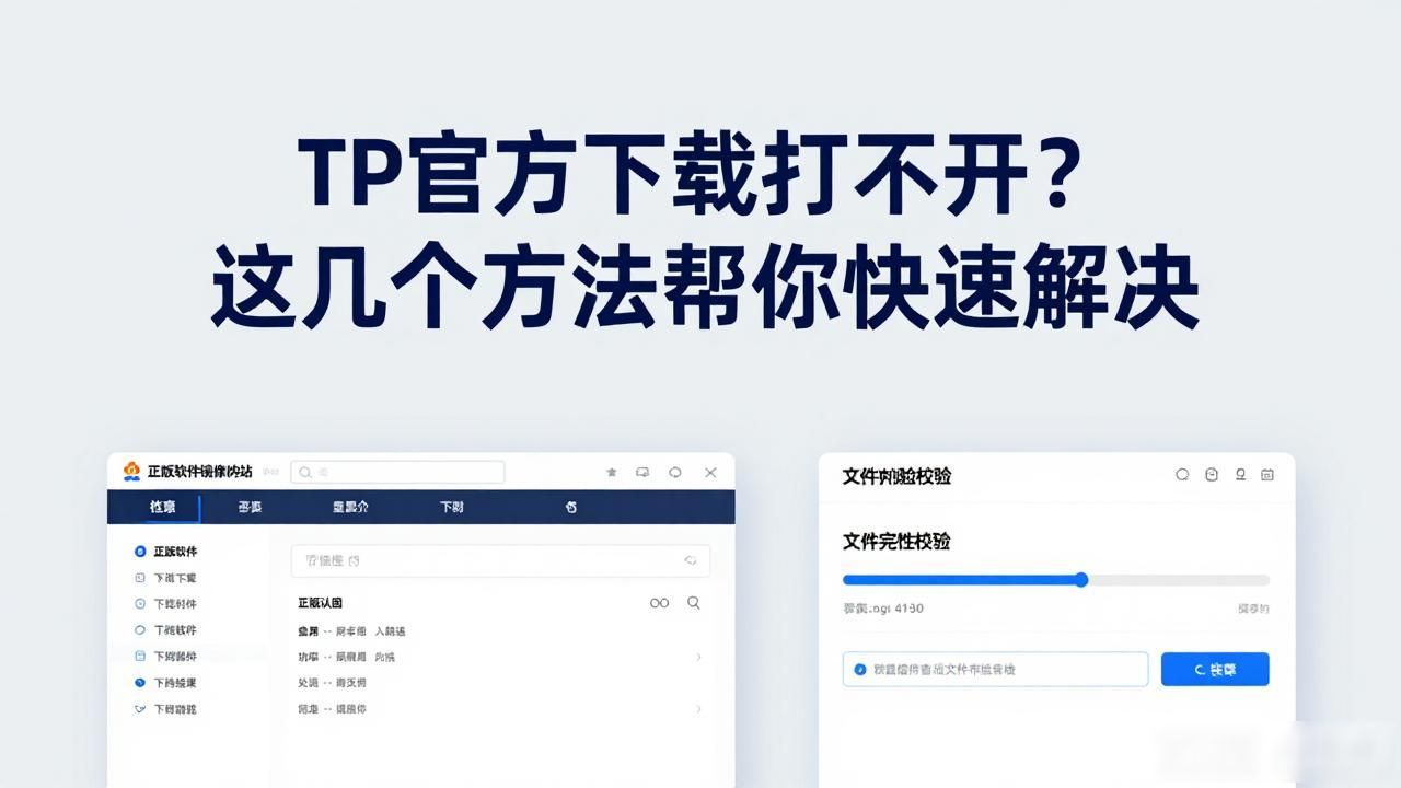 TP官方正版下载失败解决方法_网络环境优化技巧_TP官方正版下载遇阻？教你高效应对技巧