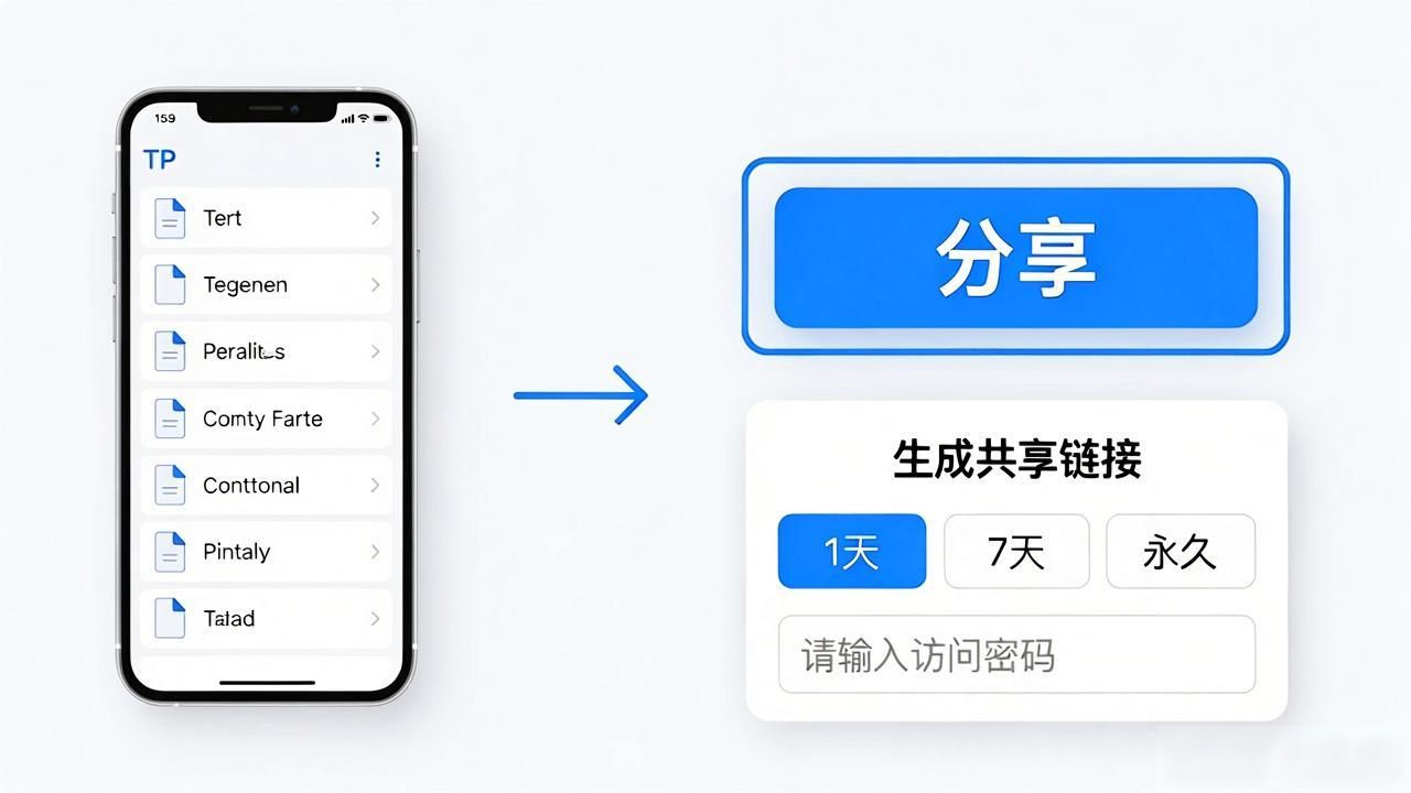 TP安卓版上传共享文件教程