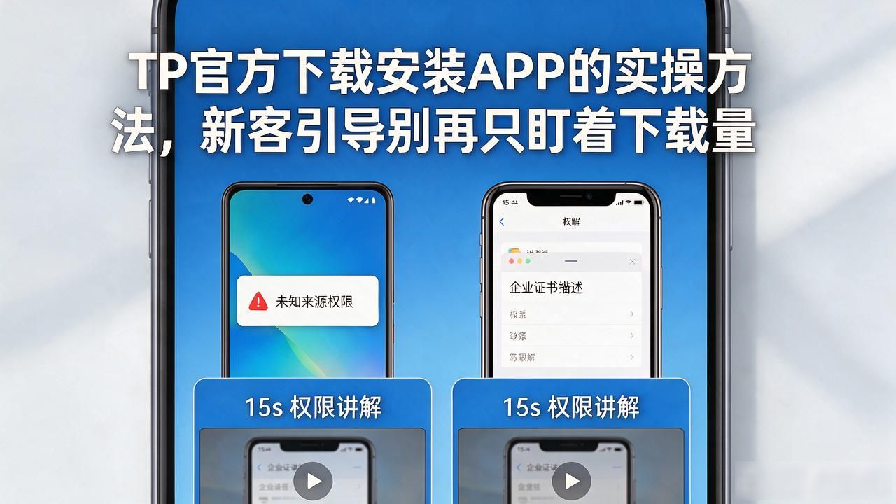 安装流程优化_下载页引导_如何通过TP官方下载安装app引导新客户