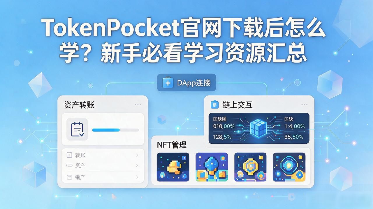 TokenPocket官网下载后怎么学？新手必看学习资源汇总