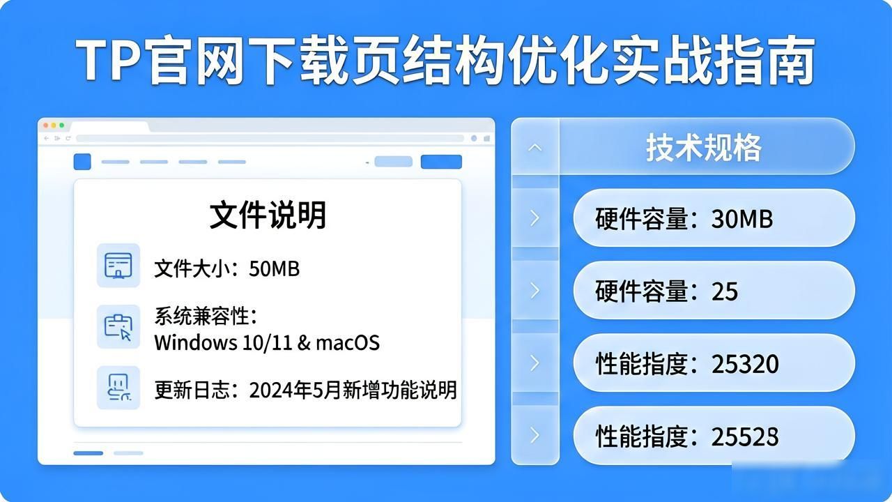 网站加载速度_用户体验_转化率_下载页面结构优化_用户心理把握_如何在TP官方网站下载中进行结构优化