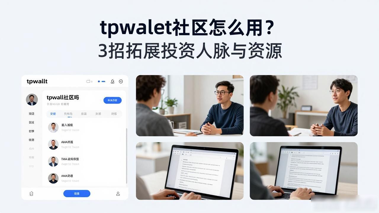 tpwallet社区怎么用？3招拓展投资人脉与资源