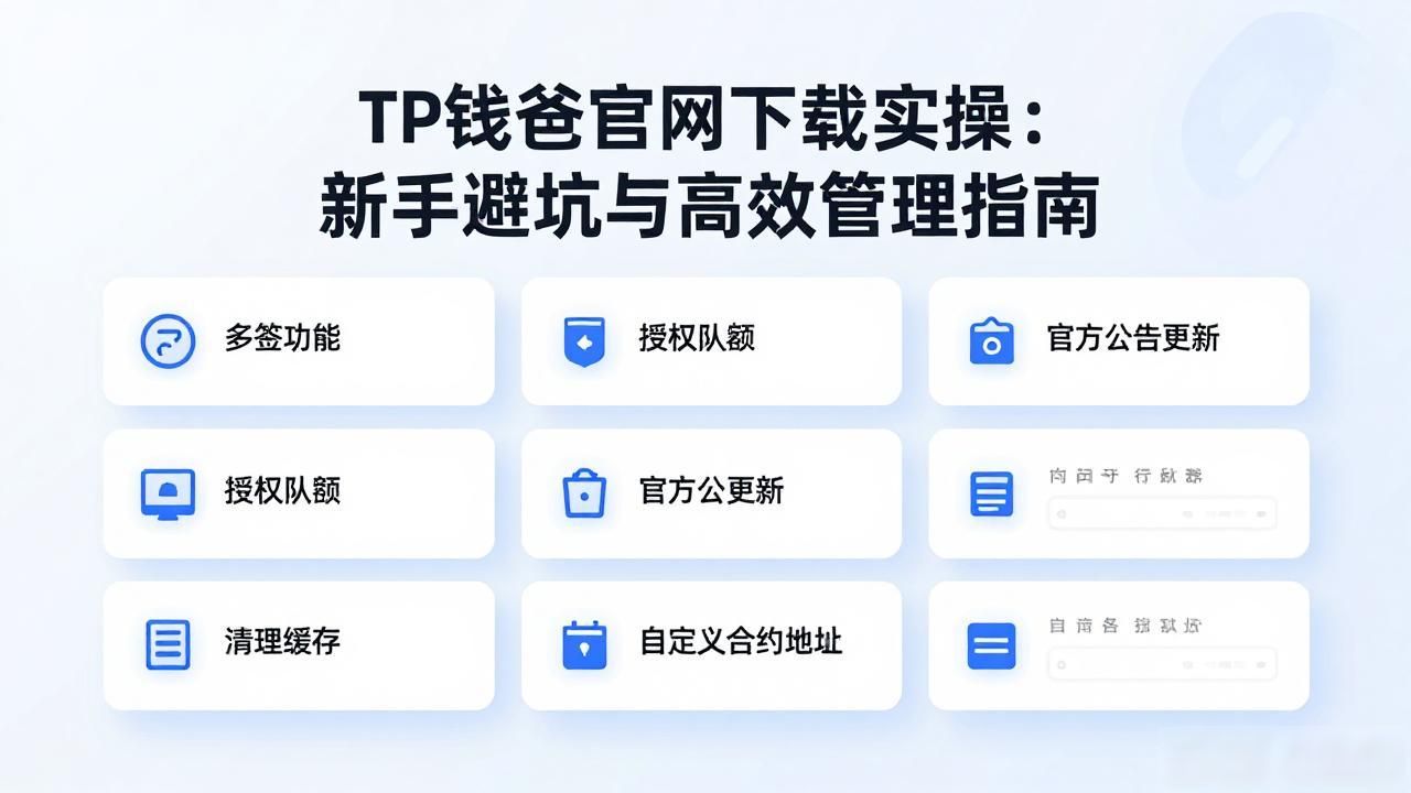 TP钱包官网下载实操：新手避坑与高效管理指南