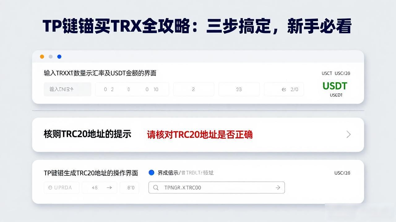 TP钱包买TRX全攻略：三步搞定，新手必看