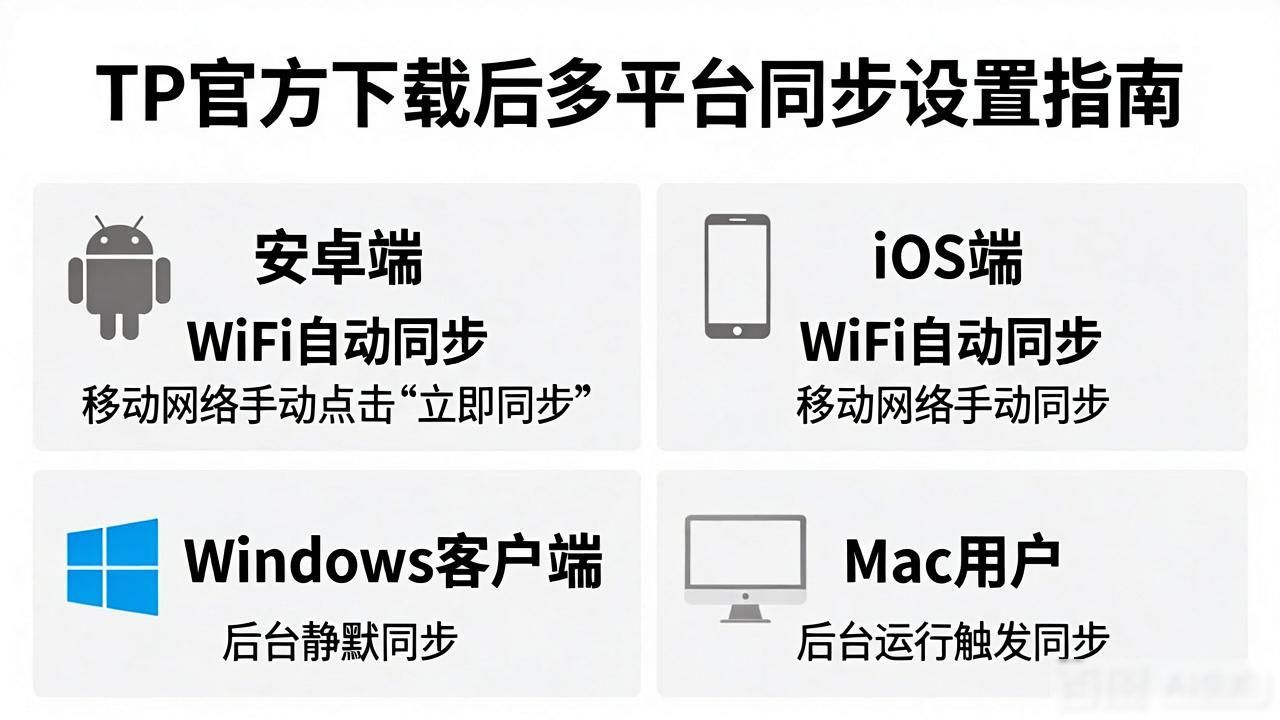 TP官方下载后 多平台同步这样设