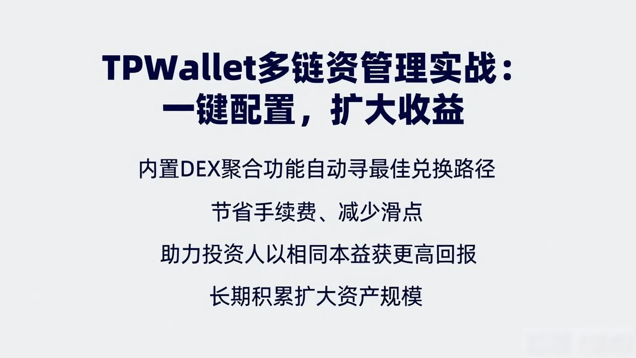 TPWallet多链资产管理实战：一键配置，扩大收益