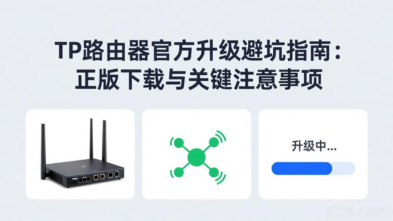 TP路由器官方升级避坑指南：正版下载与关键注意事项
