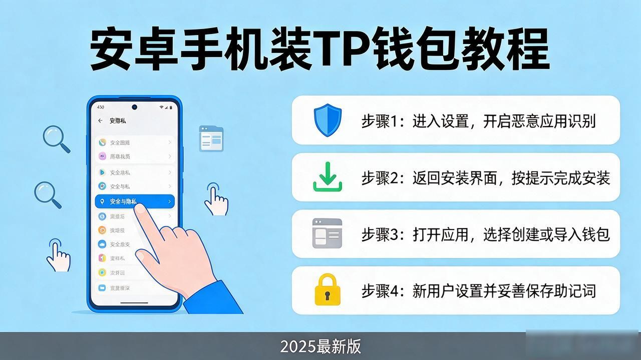安卓手机怎么装TP钱包？2025最新版下载安装教程来了