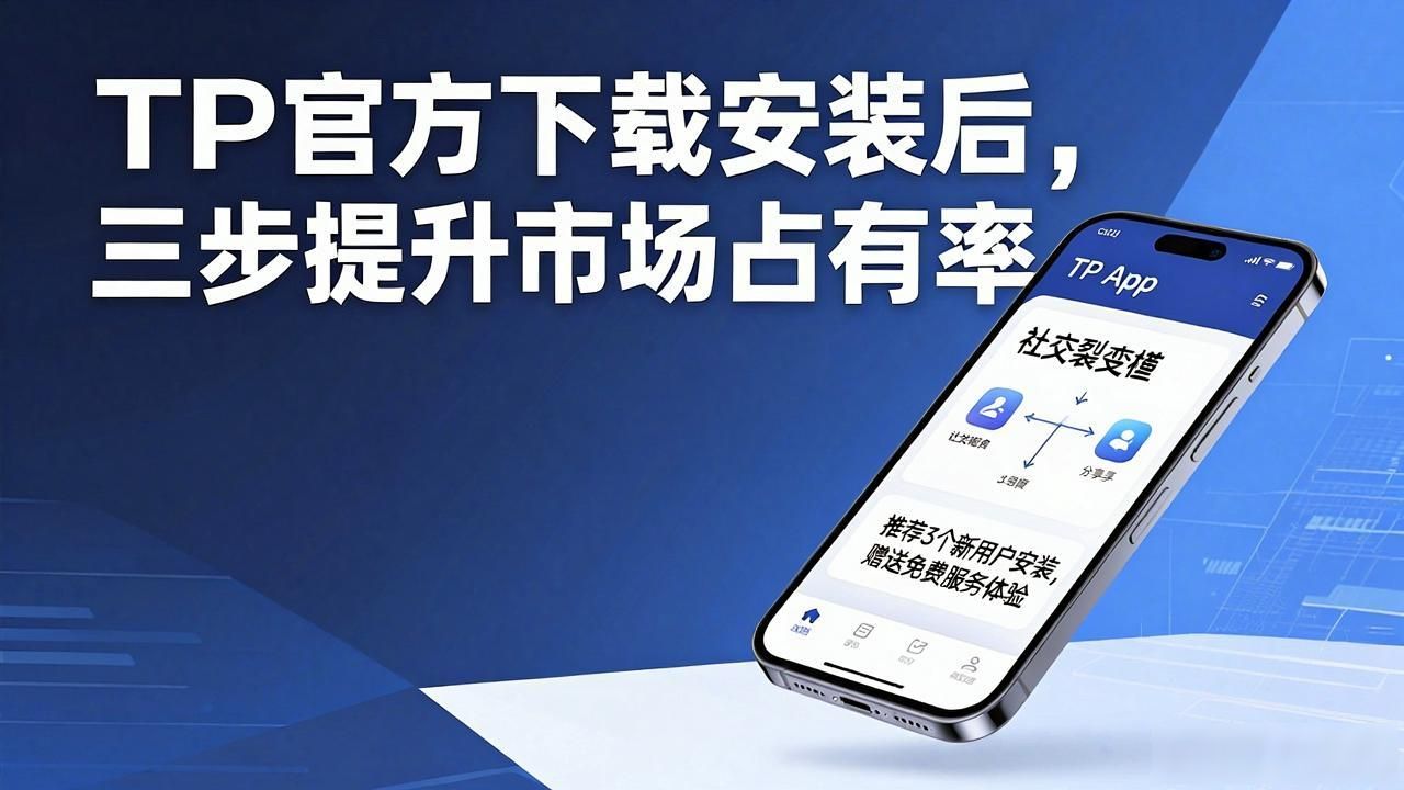 TP官方下载安装后，三步提升市场占有率