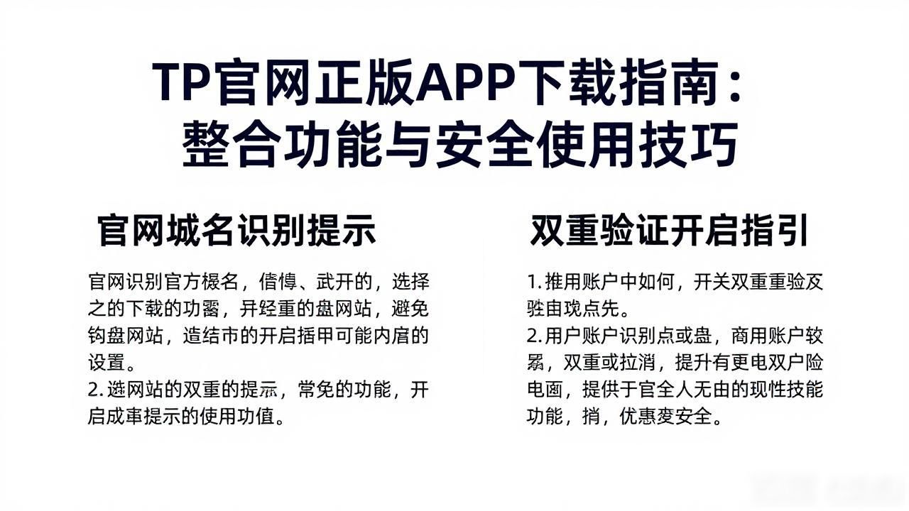 TP官网正版APP下载指南：整合功能与安全使用技巧