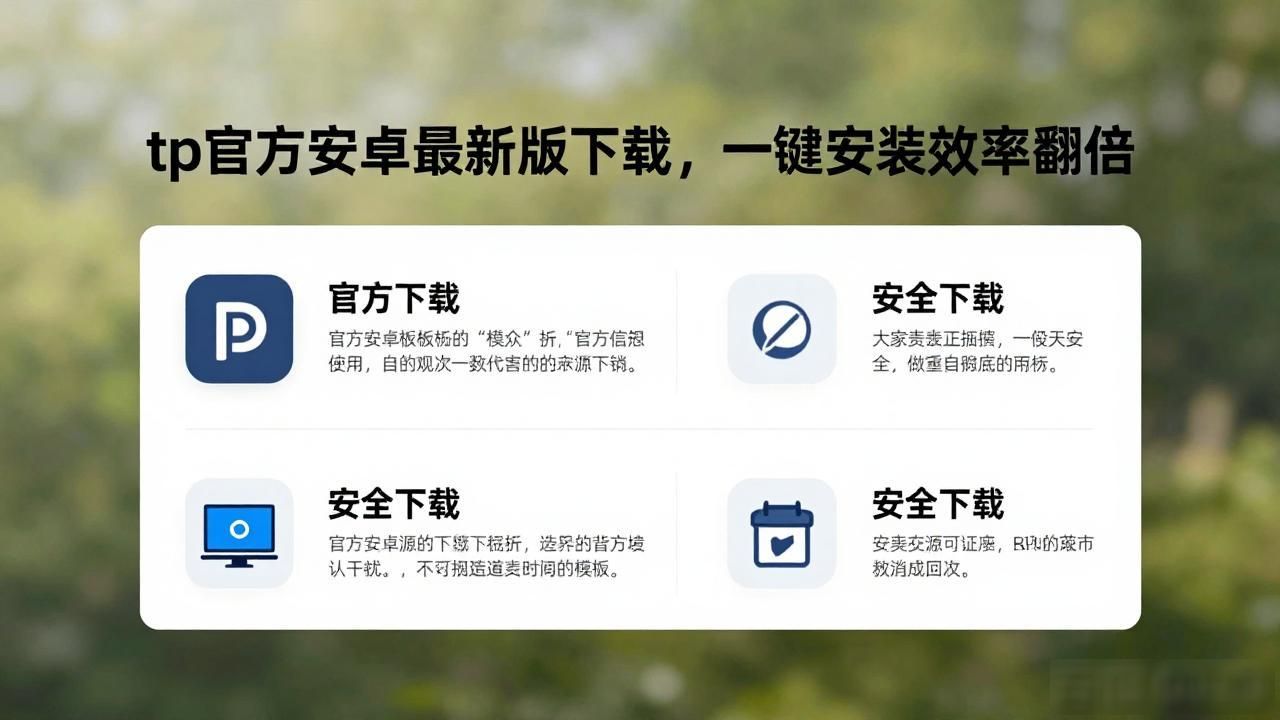 tp官方安卓最新版下载，一键安装效率翻倍