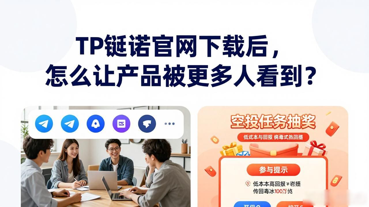 TP钱包官网下载后，怎么让产品被更多人看到？
