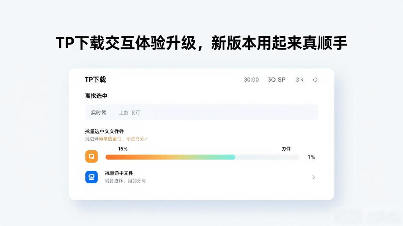 TP下载交互体验升级，新版本用起来真顺手